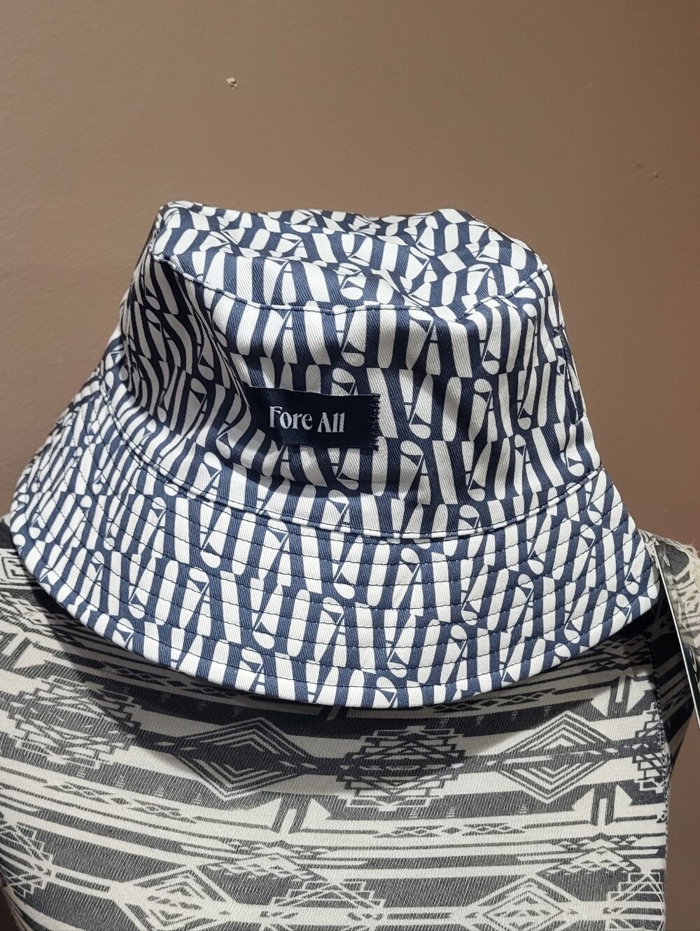 Fore All Austi Bucket Hat Golf Hat - Picture 7 of 7